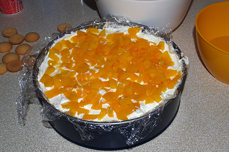 Šlehačkový dort ovocný
