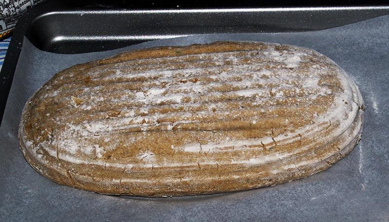 Cibulový žitný chléb s kmínem
