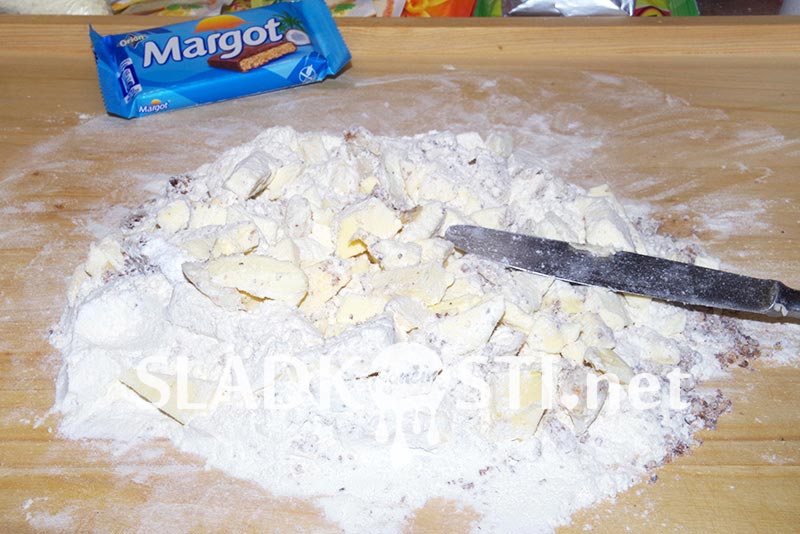 Dortíčky Margot s čokoládovou polevou