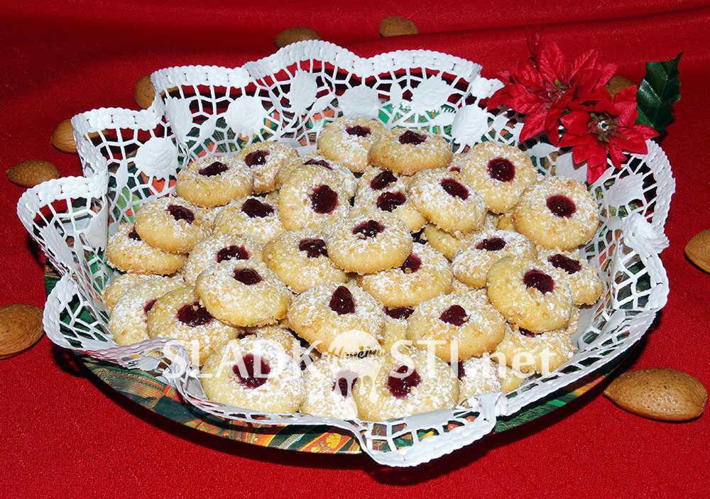 Husarské mandlové koláčky