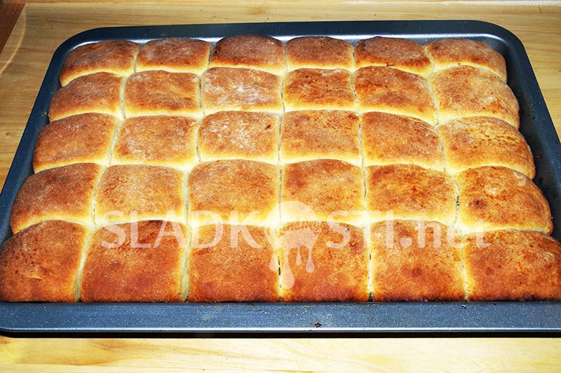Kefírové buchty s marmeládou