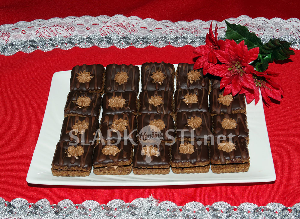 Kostky s cappuccinem a čokoládou