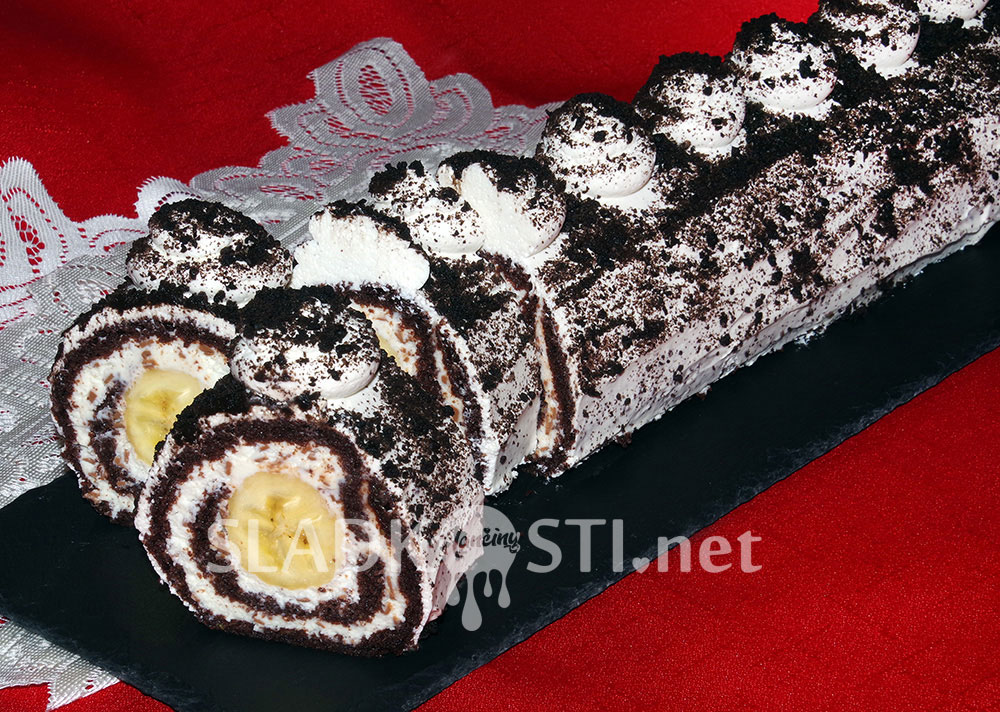 Krtkova tvarohová roláda (bez mouky)