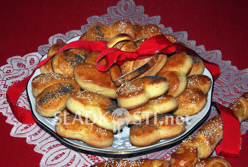 Kynutá máslová srdíčka