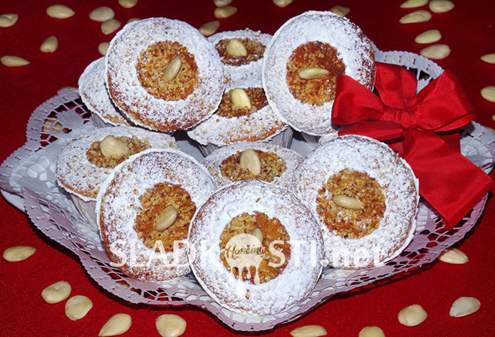 Mandlové muffiny s citrónovou příchutí 