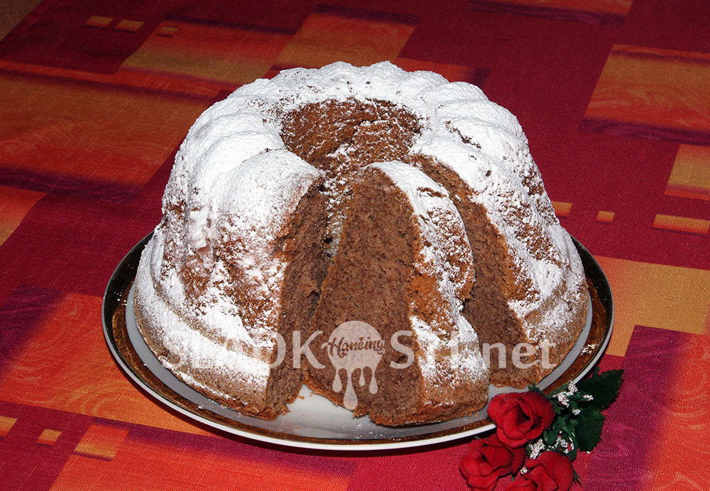 Olejová bábovka s Nutellou