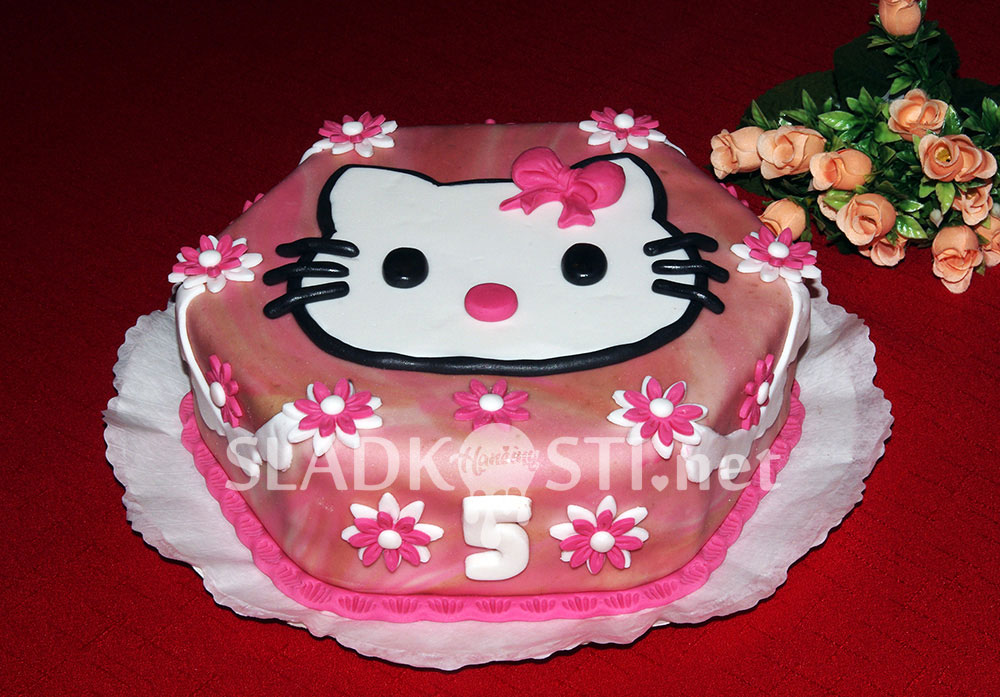 Ořechový šestihran Hello Kitty