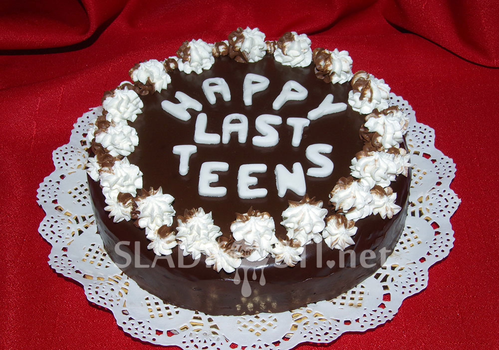 Pařížský dort „HAPPY LAST TEENS“