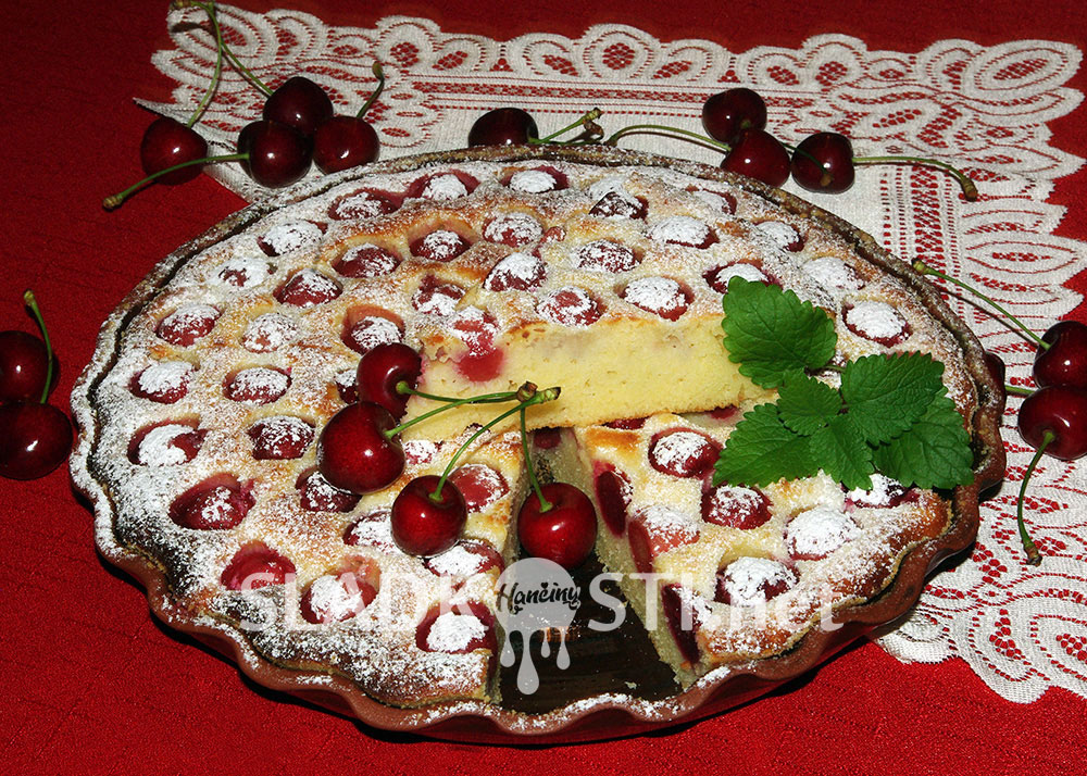 Rychlá tvarohová bublanina s třešněmi