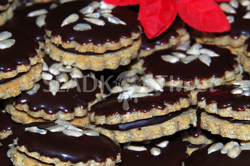 Slunečnicové dortíčky s čokoládovým krémem dia