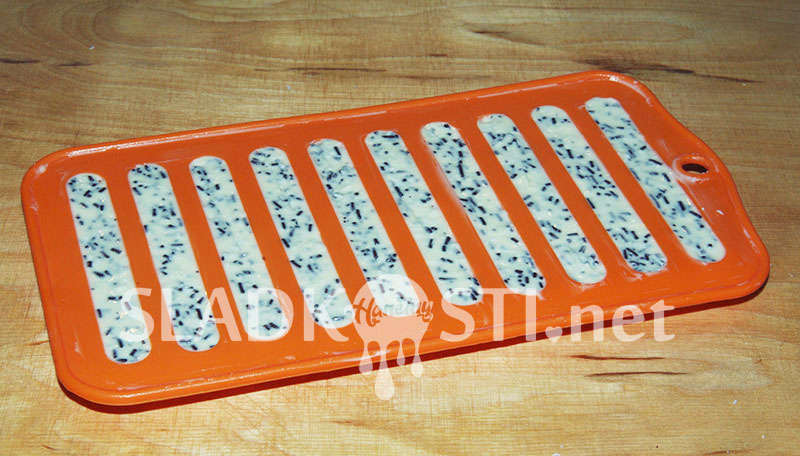 Tyčinky stracciatella s kokosem