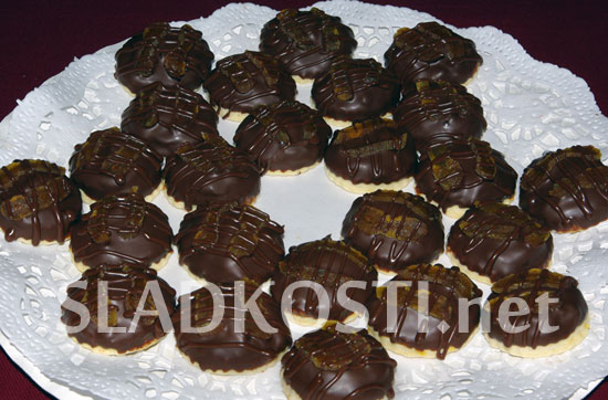Meruňkové koláčky s čokoládou